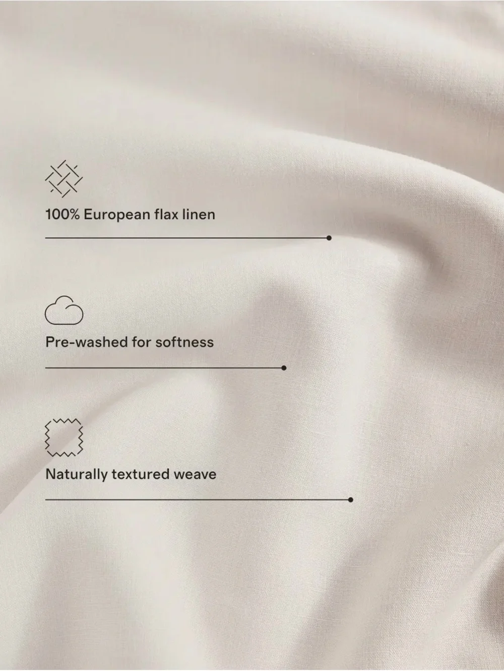 Quince NWOT European Linen Duvet Cover In Dusty Mauve Full/Queen Y756